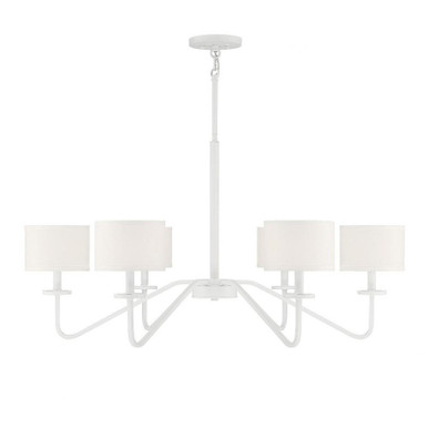 6 Light Chandelier 18 Inches Tall and 42 Inches Wide by BSH - 2583-BEL-4811832