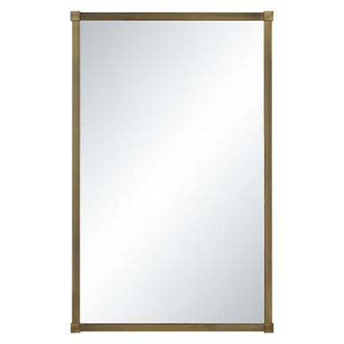 Khaya Rectangle Wall Mirror 35 Inch Tall and 22 Inch Wide by Renwil Inc - MT2738