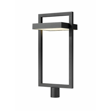 Luttrel 27W 1 LED Medium Outdoor Post Mount by Z-Lite - 566PHXLR-BK-LED