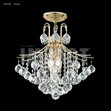 Cascade 4 Light Large Crystal Pendant by James Moder - 40315S