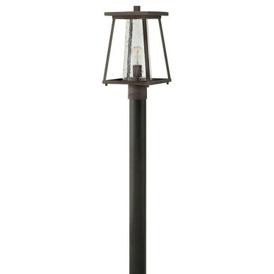 Burke One Light Outdoor Post Top/ Pier Mount 9 x 16 Inches by Hinkley  - 2791