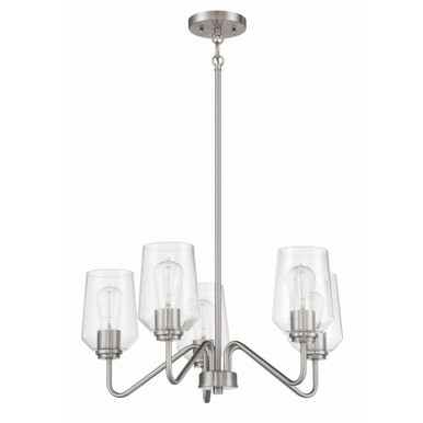 Graig Park Hill - 5 Light Chandelier In Transitional Style-10.63 Inches Tall and 23 Inche Wide - 139-BEL-1116829