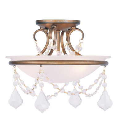 Ridgedale Three Light Vanity Fixture by Livex - 6493-70