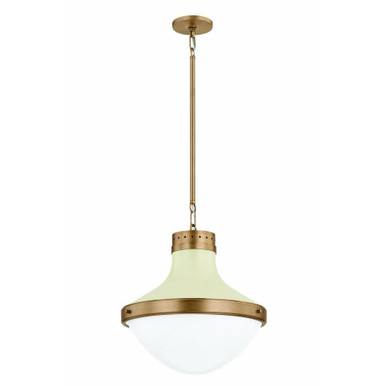 Maxton 1 Light Large Pendant by Troy - F3117-PBR/SSD