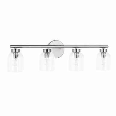 Vienna 4 Light Dome Vanity Light by Dainolite - VIE-294W