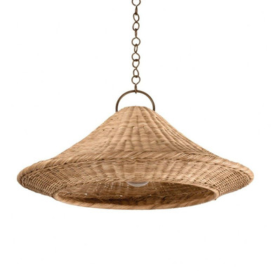 Baychester 1 Light Oversized Pendant by Hudson Valley - 7432-BRL