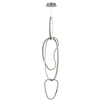 Unity 240W 4 LED Light Medium Pendant by ET2 - E24617