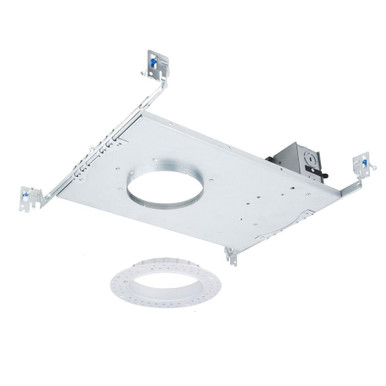 FQ 13W LED Non IC Round Trimless Remodel Housing Kit by WAC - R4FRFL