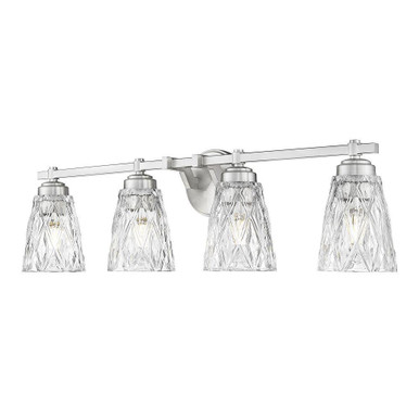 Andree 4 Light Bath Vanity 9 Inch Tall and 32 Inch Wide by Z Lite - 1960-4V