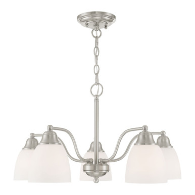 Somerville 5 Light Medium Chandelier by Livex - 53855-91