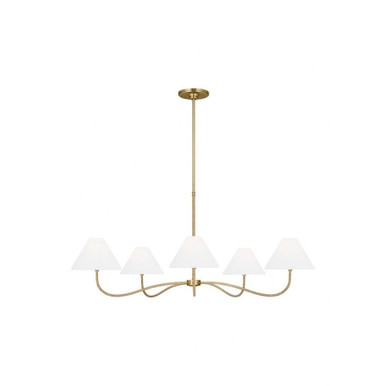 Laguna Grand 5 Light Oversized Chandelier by Visual Comfort Studio - CC1695BBS