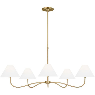 Laguna Grand 5 Light Oversized Chandelier by Visual Comfort Studio - CC1695BBS