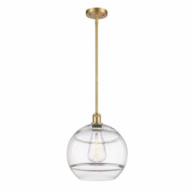 Rochester 1 Light Medium Stem Hung Pendant 13.38 Inch Tall by Innovations - 516-1S-G556-12