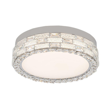 Elegance 60W 1 LED Flush Mount 3.54 Inch Tall X 19.69 Inch Wide by Artcraft - AC6926PN