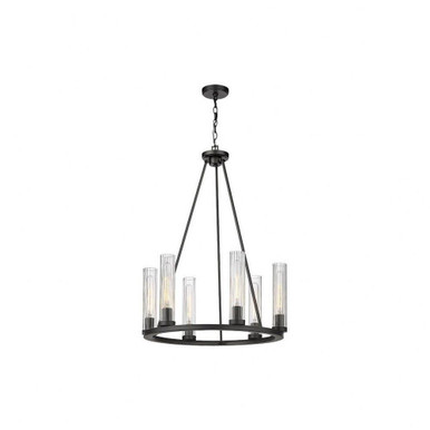 Quebec West 6 Light Medium Chandelier by Bailey Street Home - 372-BEL-1113017