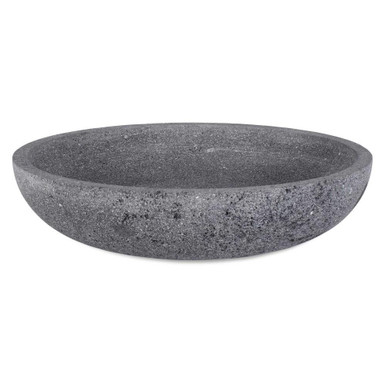 Ashen Outdoor Bowl 3.5 Inch Tall and 16 Inch Wide by uttermost - 18264