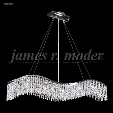 Fashionable Broadway 5 Light Oversized Chandelier by James Moder 95735S - 95735S
