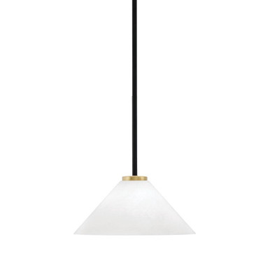 Sandia 1 Light Stem Mini Pendant 6.25 Inch Tall and 12 Inch Wide by Toltec - 6201-625-12