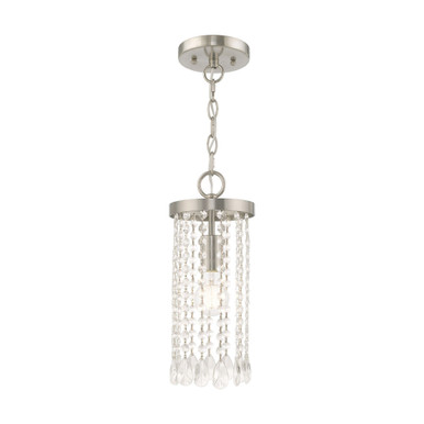 Alnwick Crescent 1 Light Mini Pendant 6 x 14.75 Inch by Bailey Street Home - 218-BEL-2944767