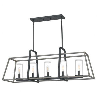 Lincoln 5 Light Oversized Linear Chandelier by Quoizel - QF5277DO