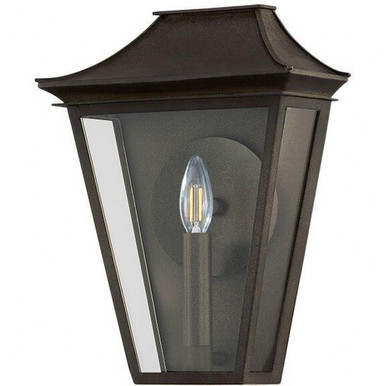 Tehama 1 Light Wall Sconce 13.5 Inch Tall by Troy - B2914-FRN