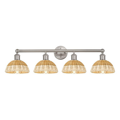 Bristol Natural II 4 Light Bath Vanity 12 Inch X 35 Inch by Innovations - 616-4W-NBD2-75