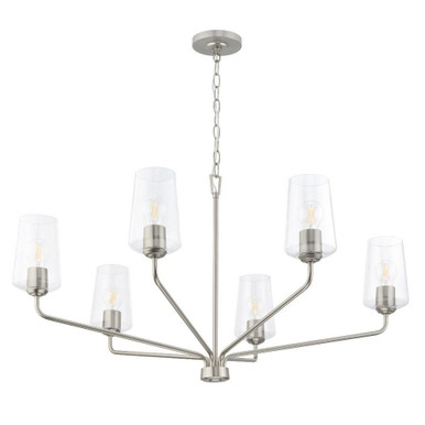 Blackwood Grove 6 Light Large Chandelier 21 Inch Tall and 40 Inch Wide by BSH - 70-BEL-1375159