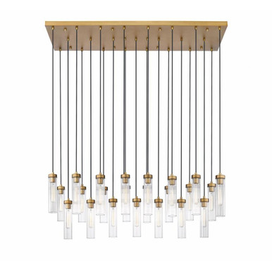 Beau 23 Light Linear Chandelier 12.75 x 18 Inches Wide by Z-Lite - 740P-23L