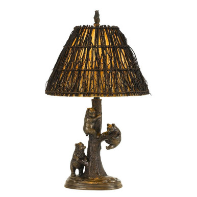 Levt Way One Light Bear Cobbs Table Lamp 17 Inches - 1-BEL-2033589