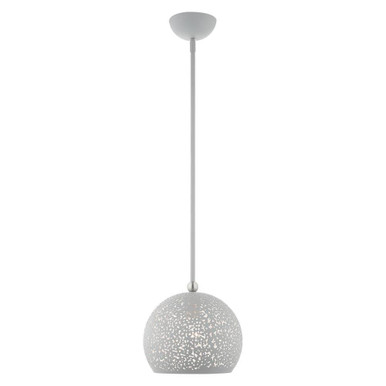 Charlton 1 Light Small Pendant 18.75 Inch Tall by Livex - 49181