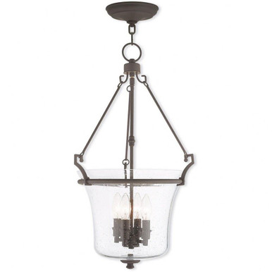 Buchanan 3 Light Medium Pendant by Livex - 50404-07
