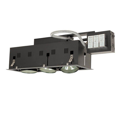 Three Light Double Gimbal Linear Recessed Low Voltage Fixture by Jesco  - MGRA17B