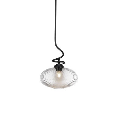 Capri 1 Light Medium Stem Pendant 17 Inch Tall by Toltec - 900-1217