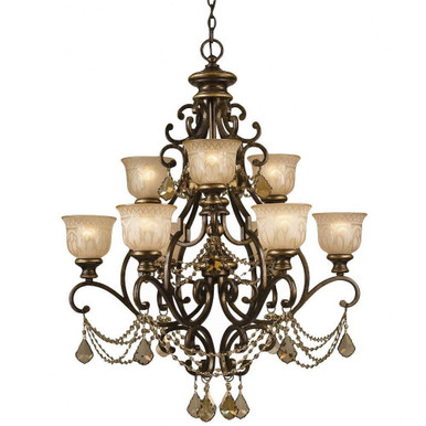 Norwalk 9 Light Large Chandelier by Crystorama - 7509