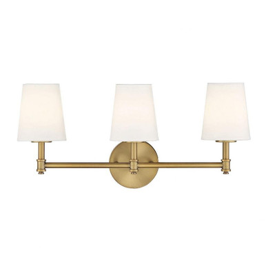 3 Light Traditional Vanity Light by Meridian - M80051NB
