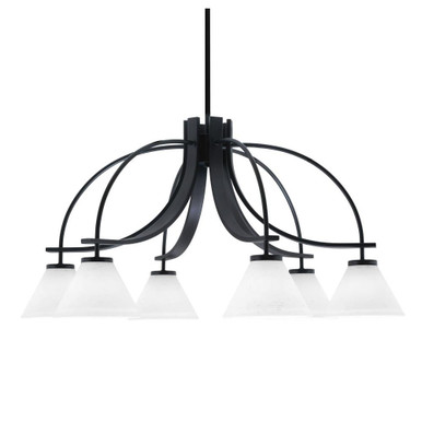 Cavella 6 Light Large Chandelier by Toltec 3926-312 - 3926-312