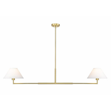 Leila 2 Light Chandelier In Modern Style 9.5 x 12 Inches Wide by Z-Lite - 744-62L