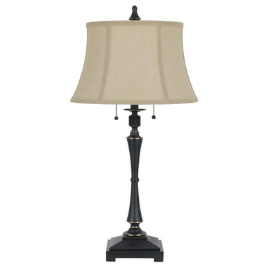 Madison Two Light Table Lamp 31 Inches High by Cal  - BO-2443TB