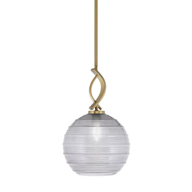 Cavella 1 Light Small Pendant 16 Inch Tall by Toltec - 3901-512