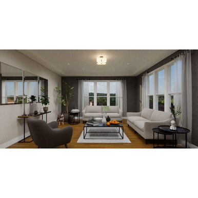 4 Light 16 Inch Wide Semi Flush Mount by Bailey Street Home - 71-BEL-5054434