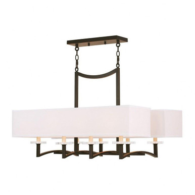 Woodland Park 8 Light Large Chandelier by Livex - 50708-67