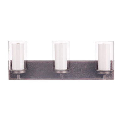 Texture 3 Light Bath Vanity 8.75 Inch Tall and 24 Inch Wide by Craftmade - 11624NIVNI3
