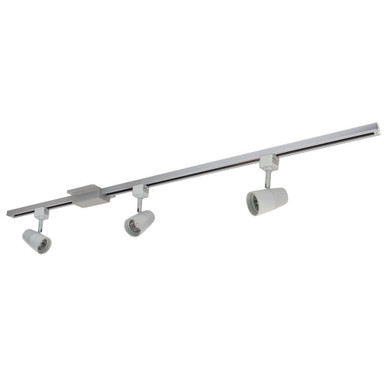 30W 3 LED 4 Foot Track Pack with 3 Mac Track Head 48 In Length by Nora  - NTLE-8709