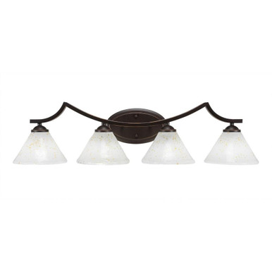 Zilo 4 Light Vanity Light 32.75 Inch Tall by Toltec - 554--3275-3275
