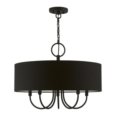 Birchwood 5 Light Large Pendant by Livex - 43445-04