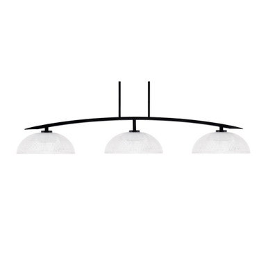 Kurve 3 Light Island Pendant 52.75 Inch Length by Toltec - 3733-540