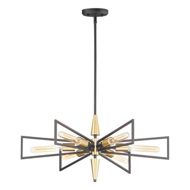 Wings 6 Light Large Chandelier by Maxim - 11656BKSBR