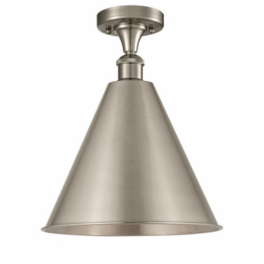 Ballston Cone 1 Light 16 Inch Wide Semi-Flush Mount by Innovations - 517-516-1C-16