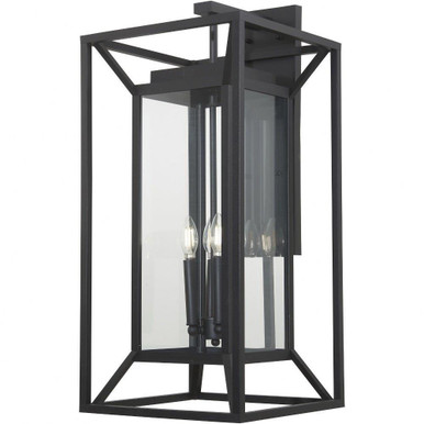 Harbor View 4 Light Clear Glass Outdoor Wall Lantern by Minka Lavery - 71267-66-C