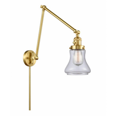 Bellmont 1 Light Swing Arm Wall Sconce by Innovations - 238-SG-G192